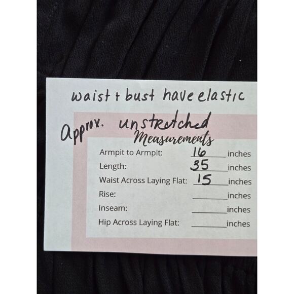 Z SUPPLY Anabella Black Smocked Ruffle Mini Dress Size L Adjustable Straps - Picture 12 of 12